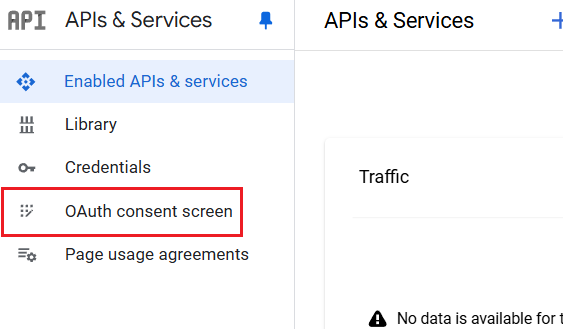 Set up OAuth consent screen
