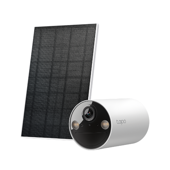 Câmara de Segurança Inteligente Wi-Fi Interior/Exterior Com Bateria + Painel Solar