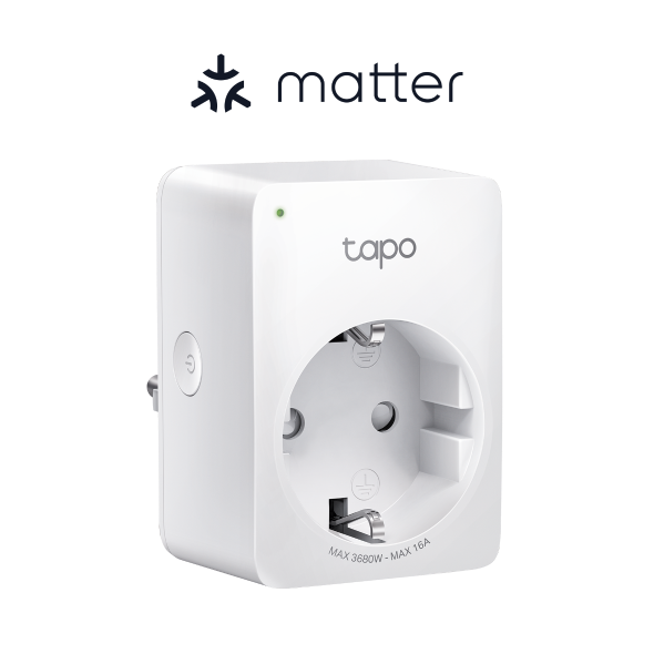 Mini Tomada Inteligente Wi-Fi com Monitorização Consumo de Energia Matter